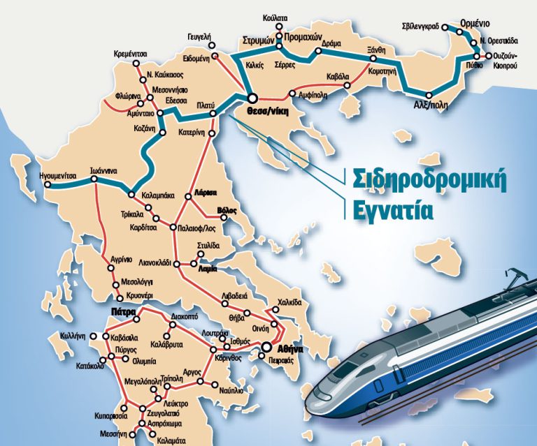 «Δρομολογεί» το υπουργείο Μεταφορών την Σιδηροδρομική Εγνατία