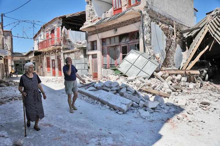 Αίτημα προς το Ταμείο Αλληλεγγύης της ΕΕ για την αποκατάσταση των ζημιών από τον σεισμό της Λέσβου