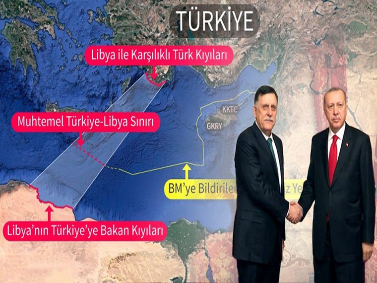 Συμφωνία Τουρκίας – Λιβύης: ανάμεσα στις δύο χώρες υπάρχει ο μεγάλος γεωγραφικός όγκος της Κρήτης»