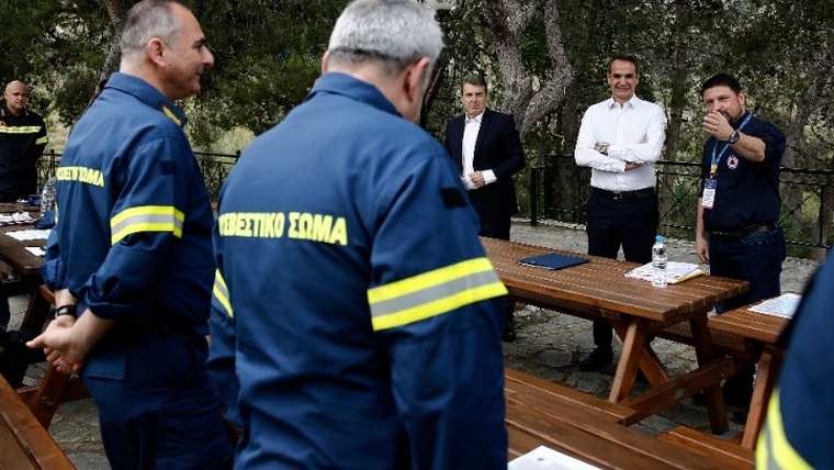 Κυρ. Μητσοτάκης:Καλύτερη οργάνωση της Πυροσβεστικής και Πολιτικής Προστασίας