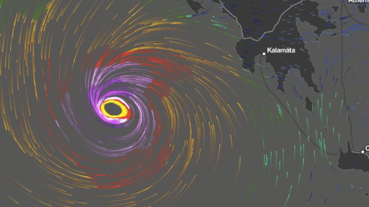 Meteo: Τελικά ο «Ιανός» ενισχύεται και αποκτά χαρακτηριστικά Μεσογειακού Κυκλώνα